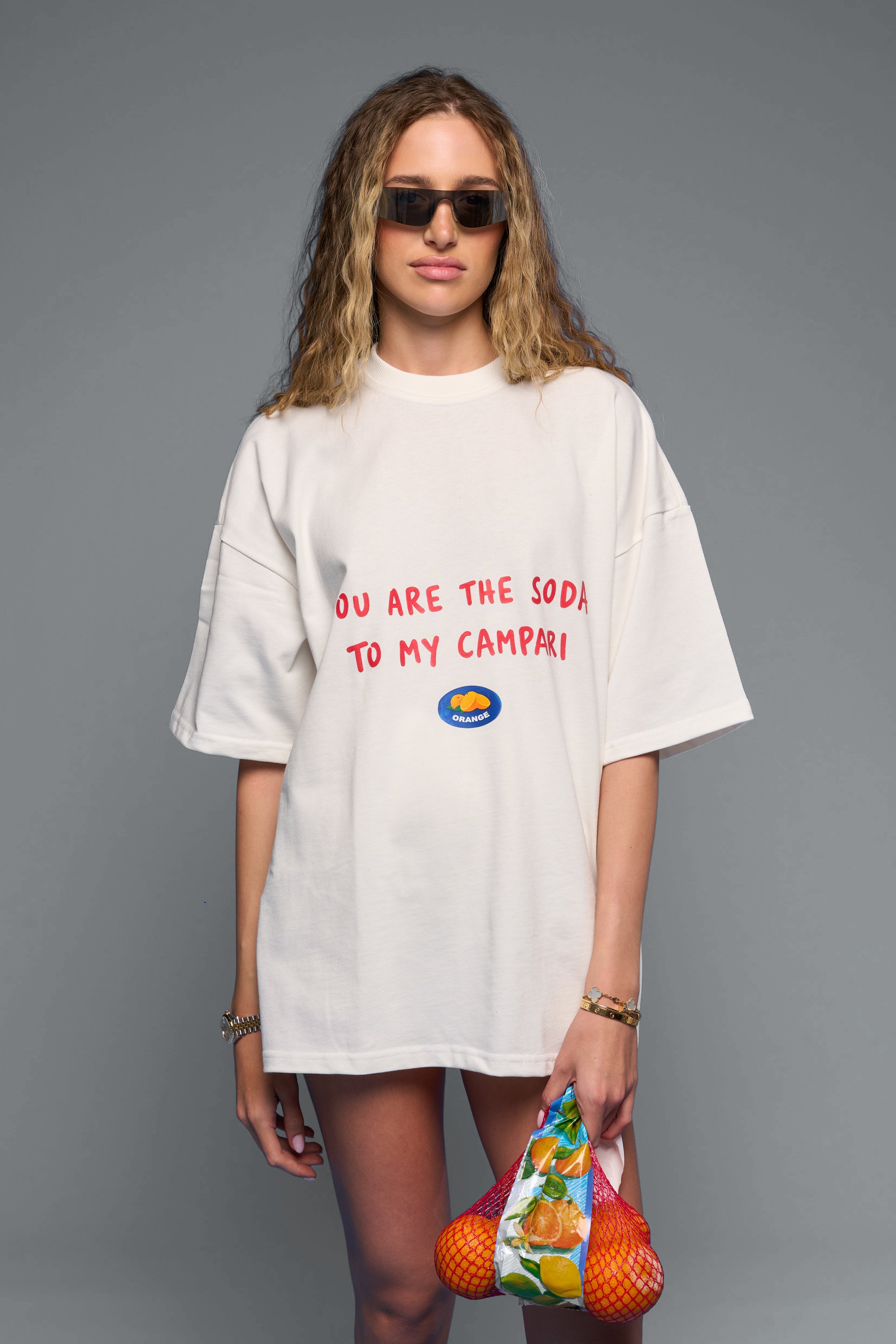“Campari Orange” Oversize T-Shirt
