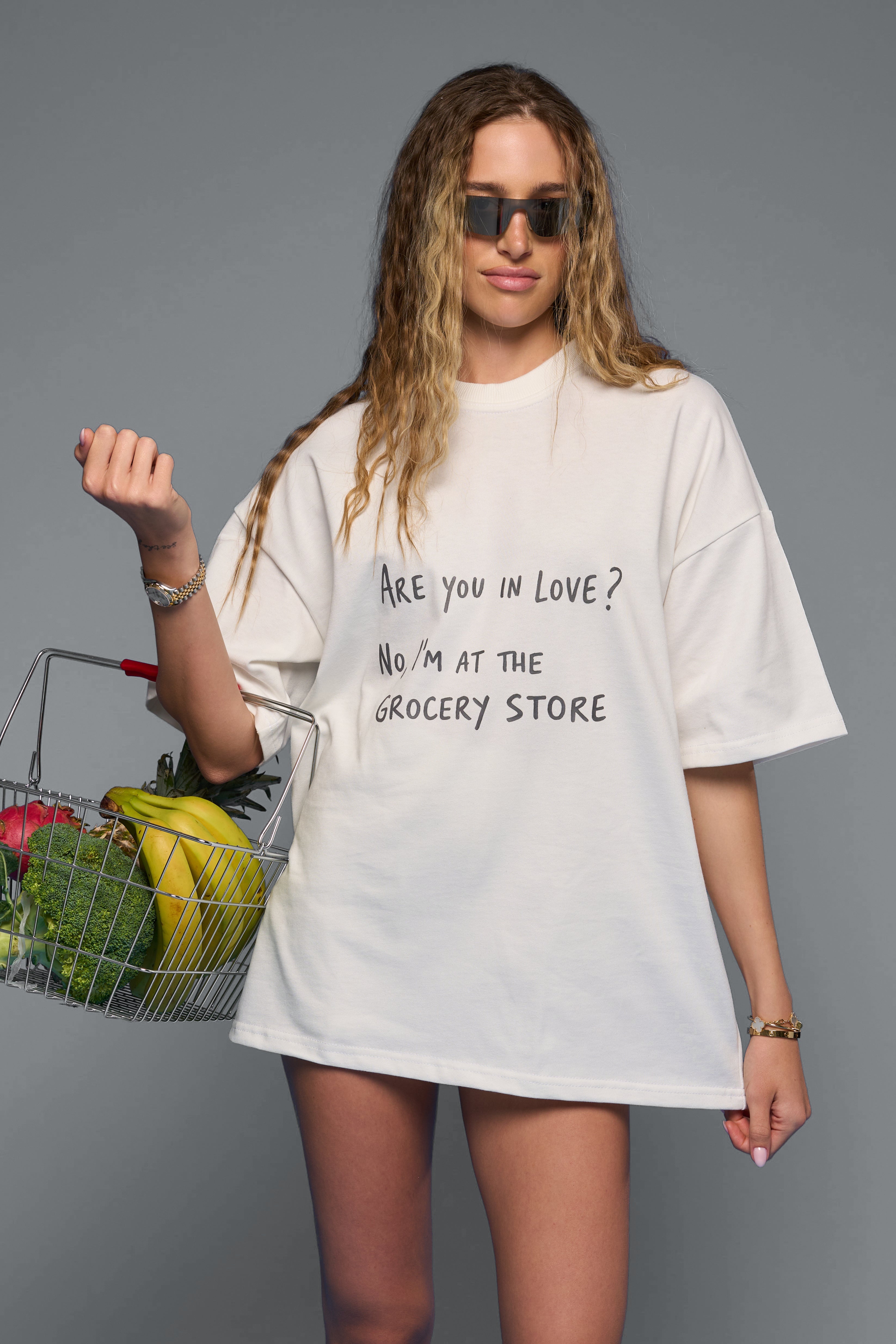 “In my Grocery Era” Oversize T-Shirt