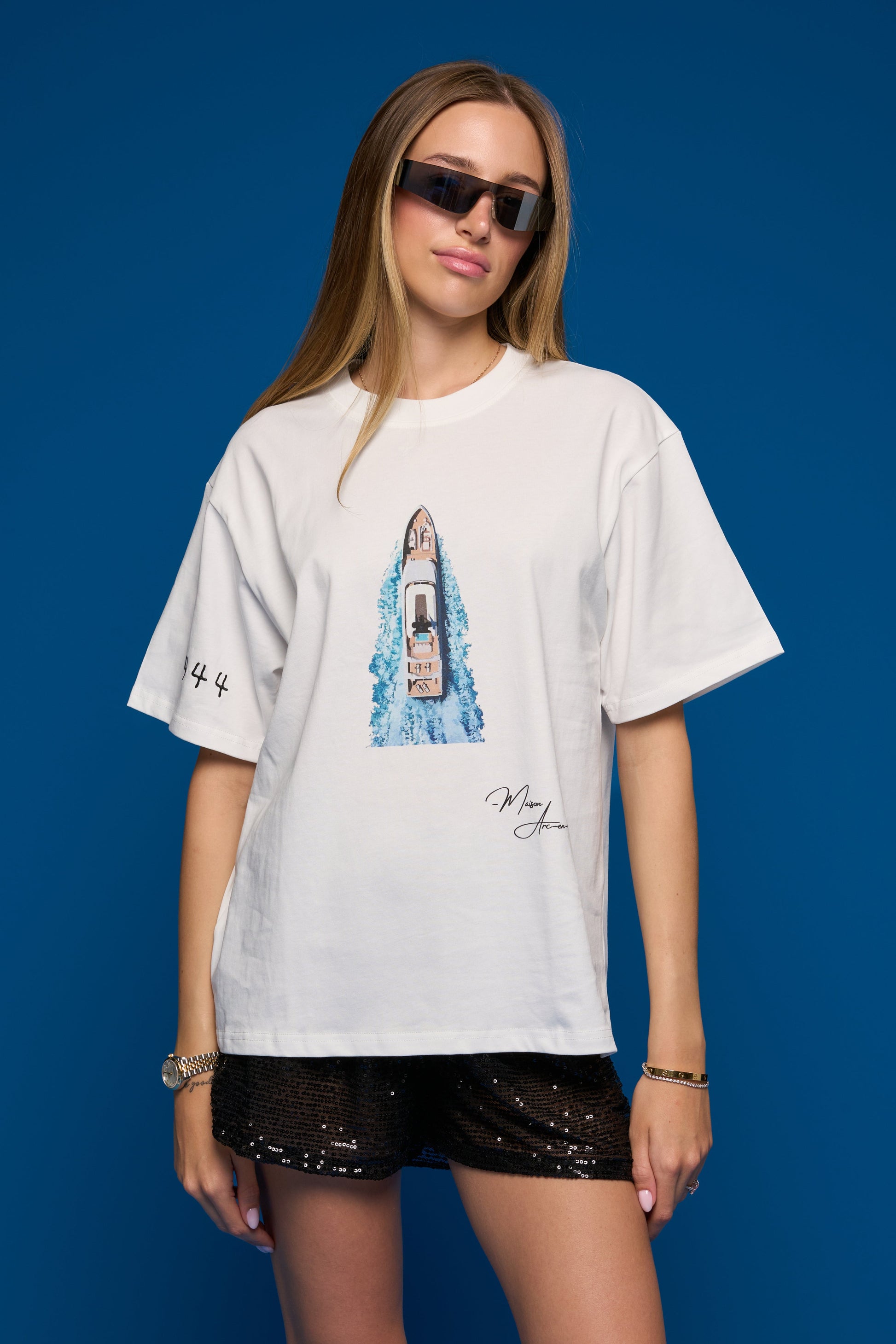 “Yacht Club” Unisex Boxy T-shirt