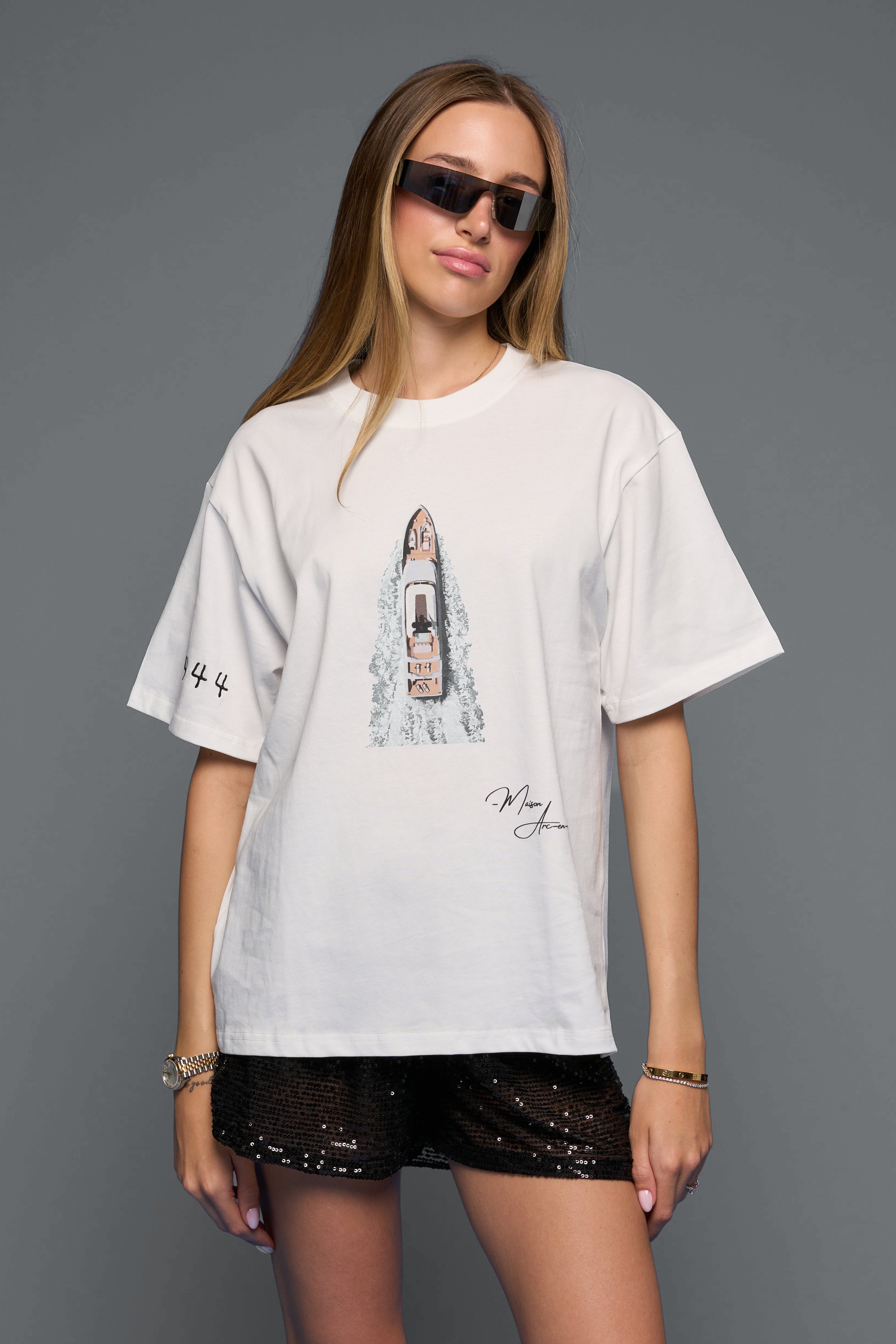 “Yacht Club” Unisex Boxy T-shirt