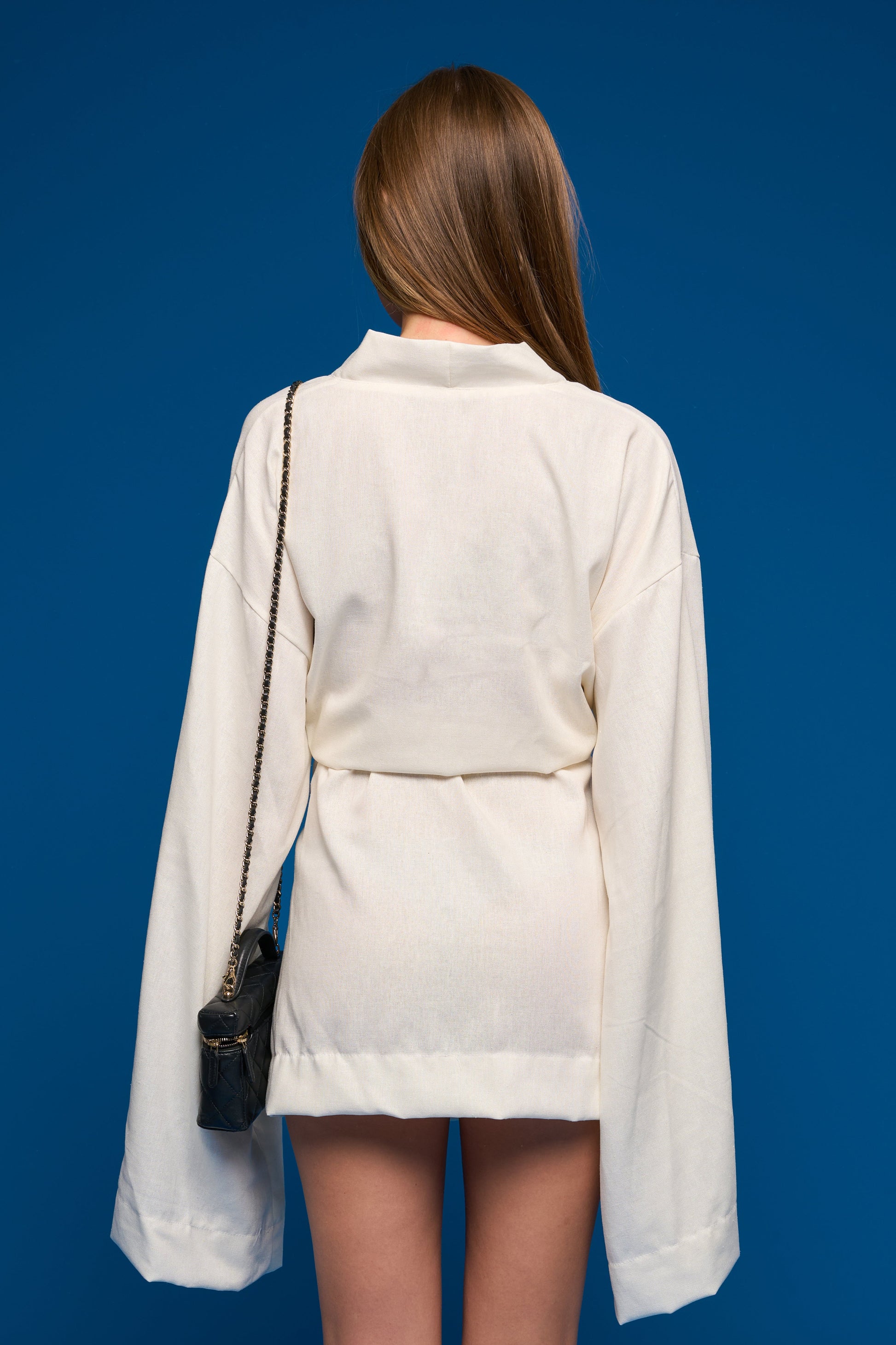 “Stone” Linen Kimono