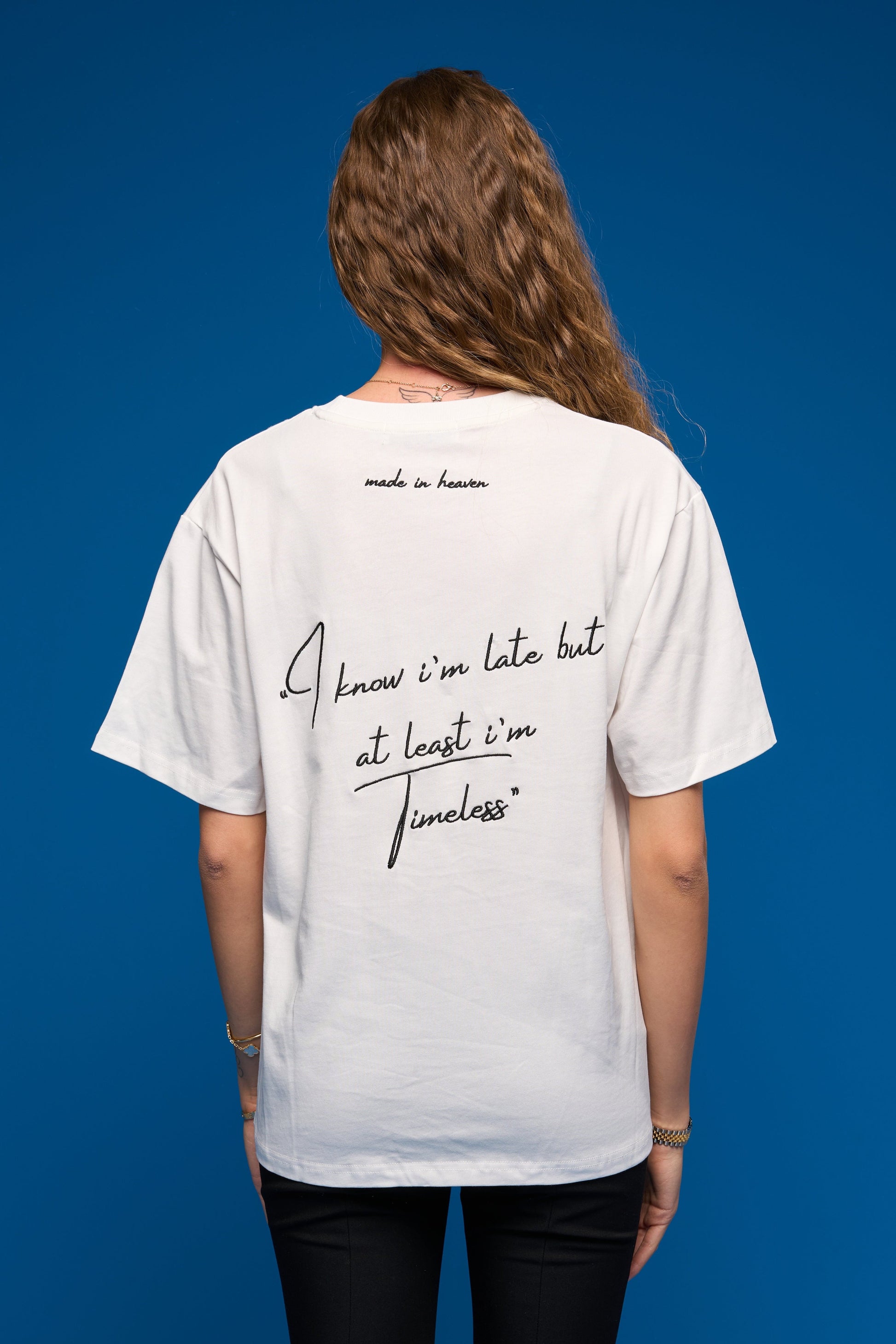 “Timeless” Unisex Boxy T-shirt