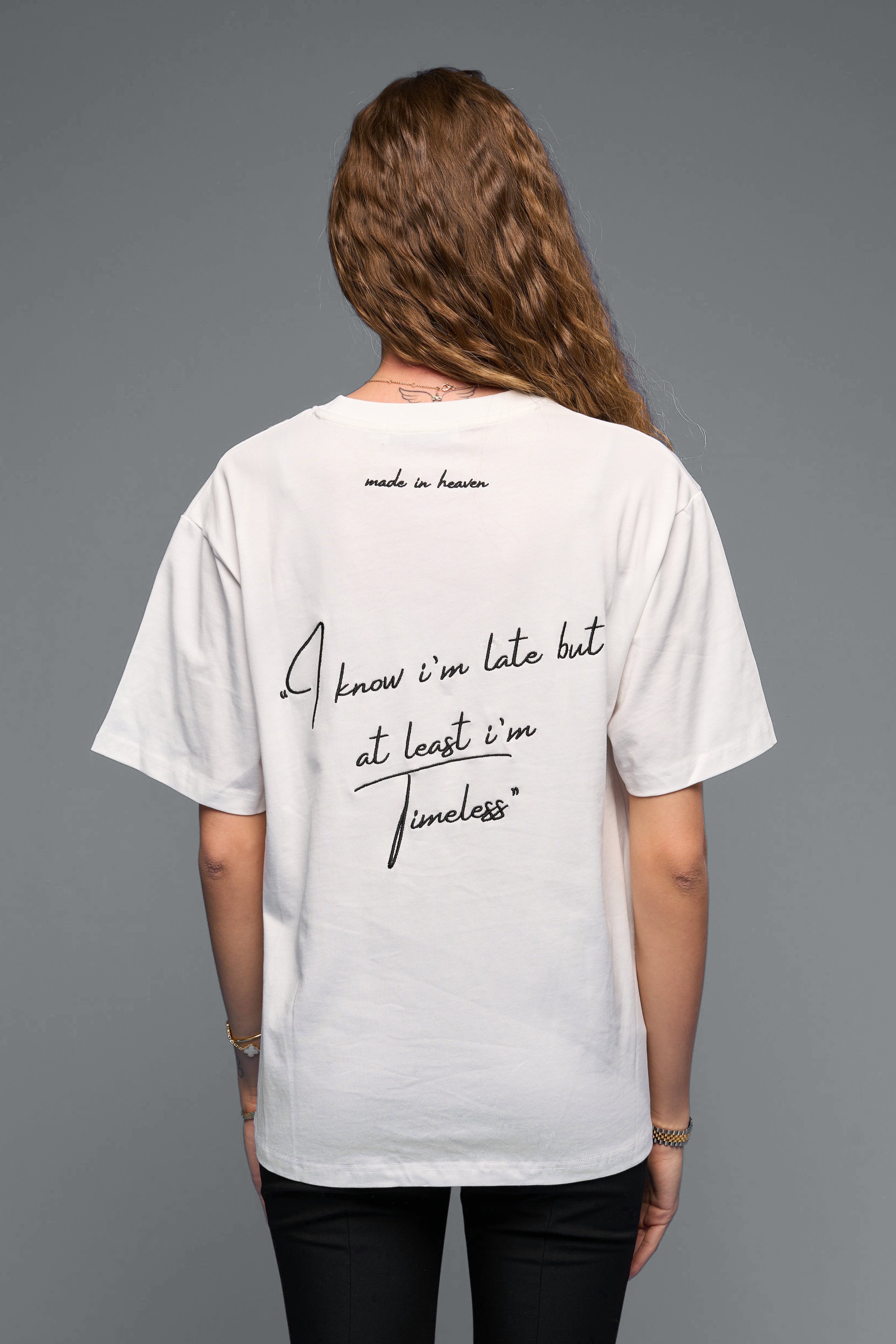“Timeless” Unisex Boxy T-shirt