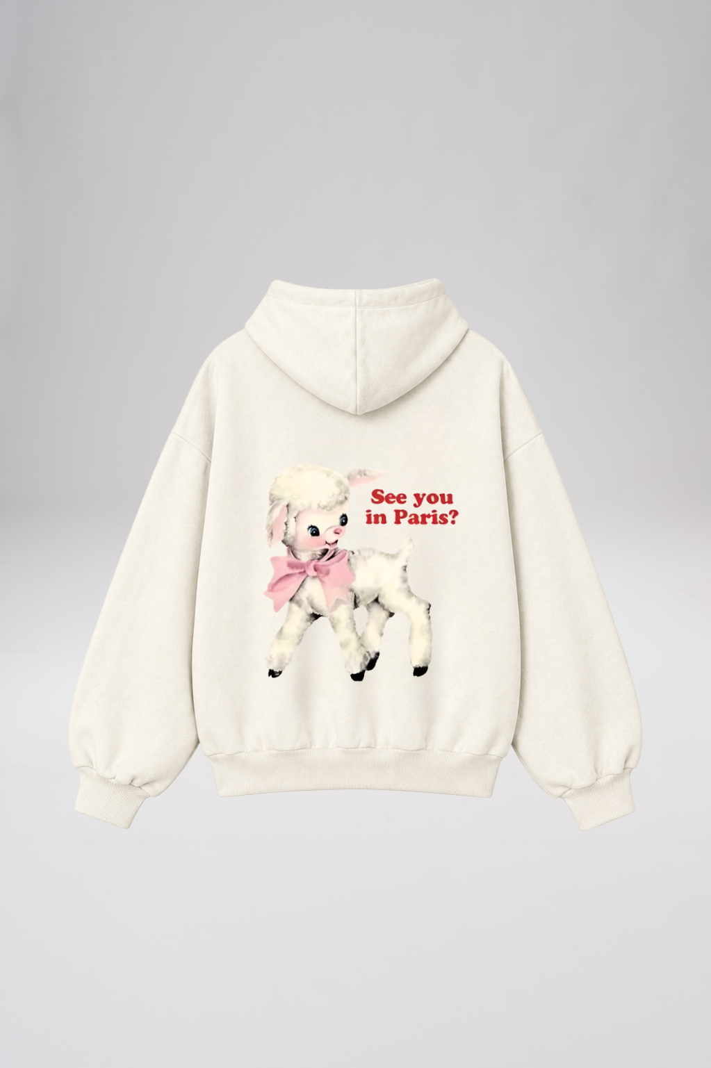 Limited Edition Je t'aime Lamb Hoodie