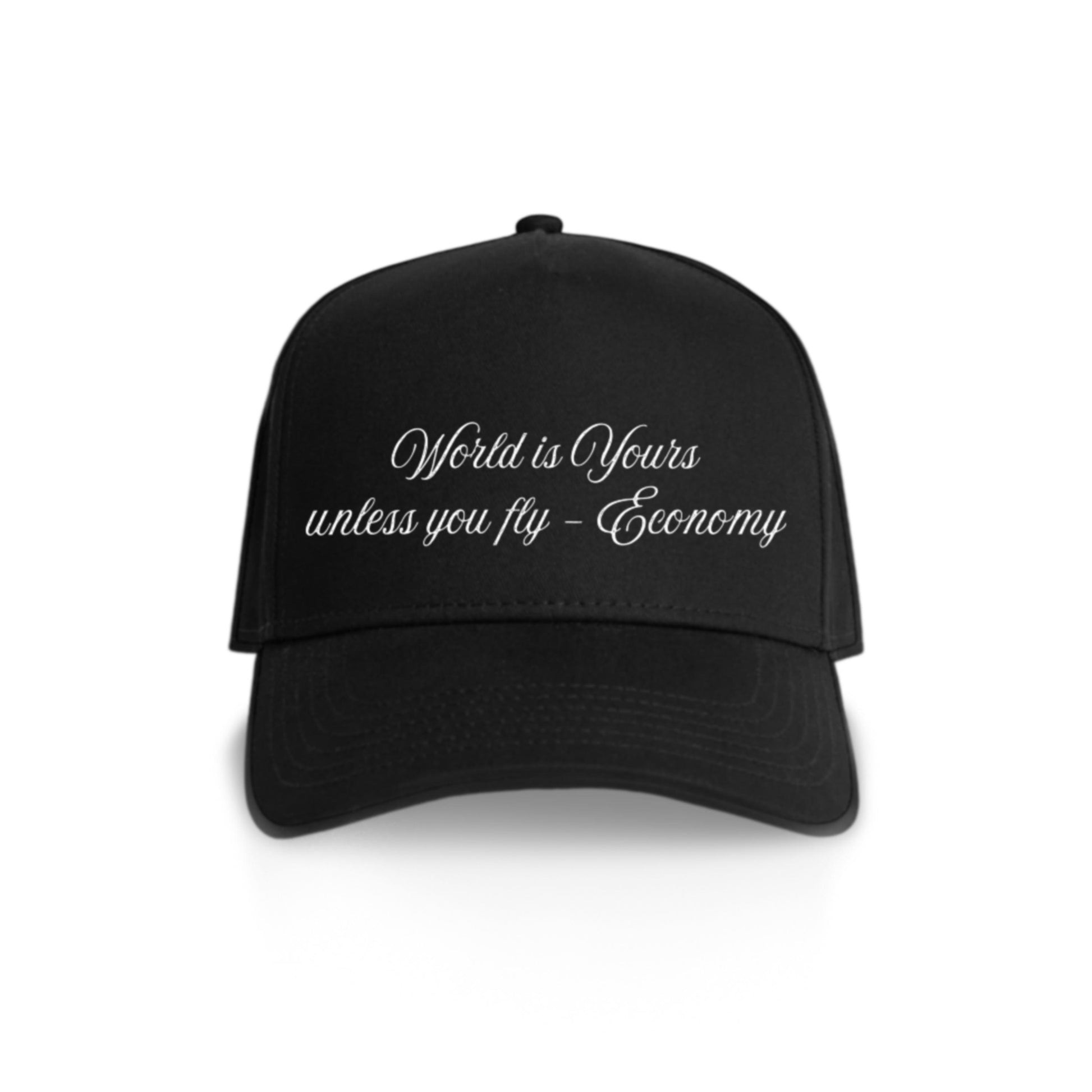 "WORLD IS YOURS" BLACK CAP