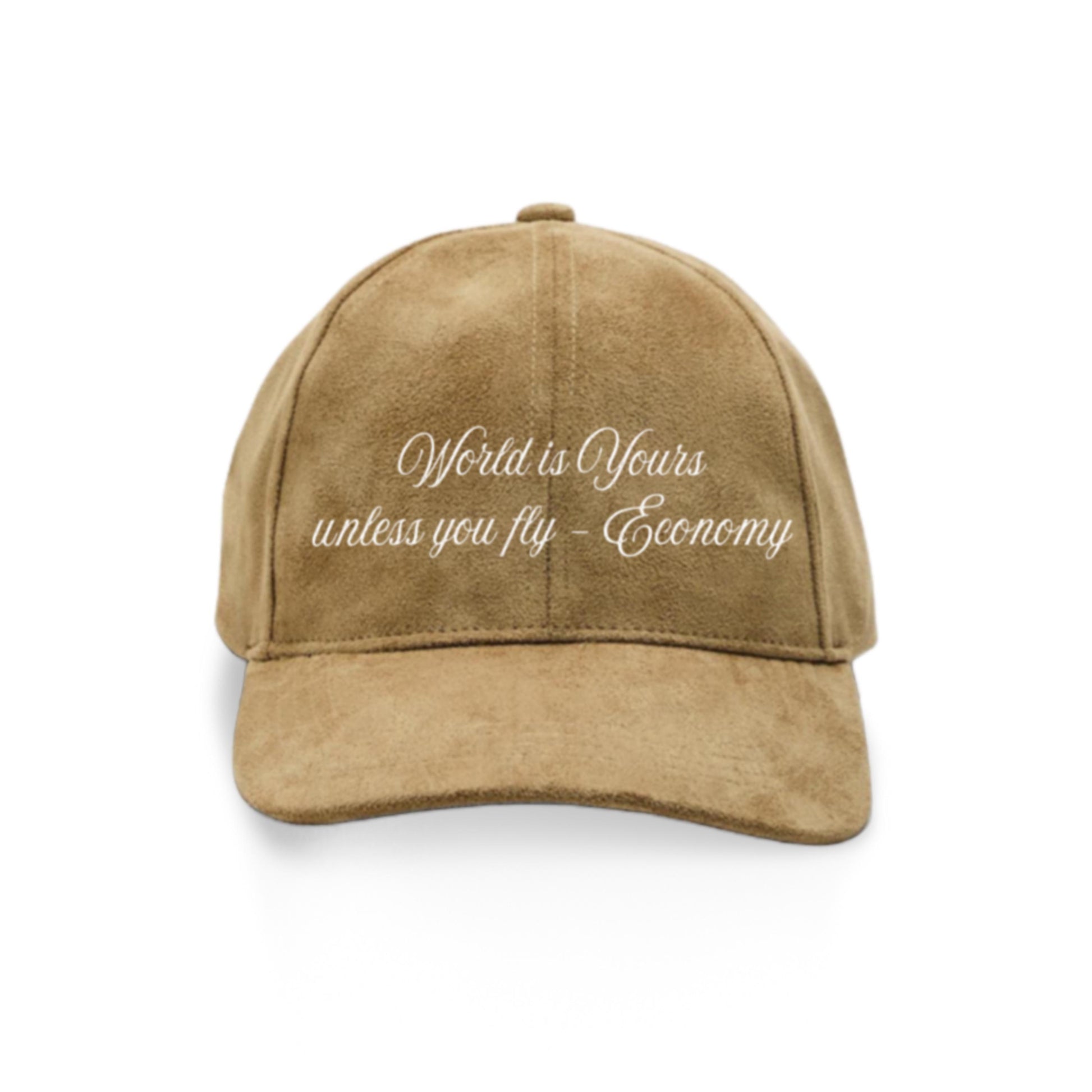 "WORLD IS YOURS" BEIGE CAP