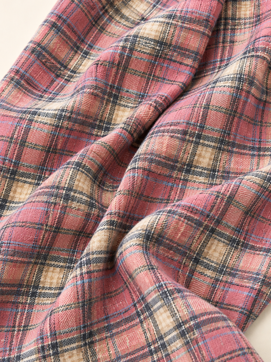 “Salted Butter” Reversible Plaid Set