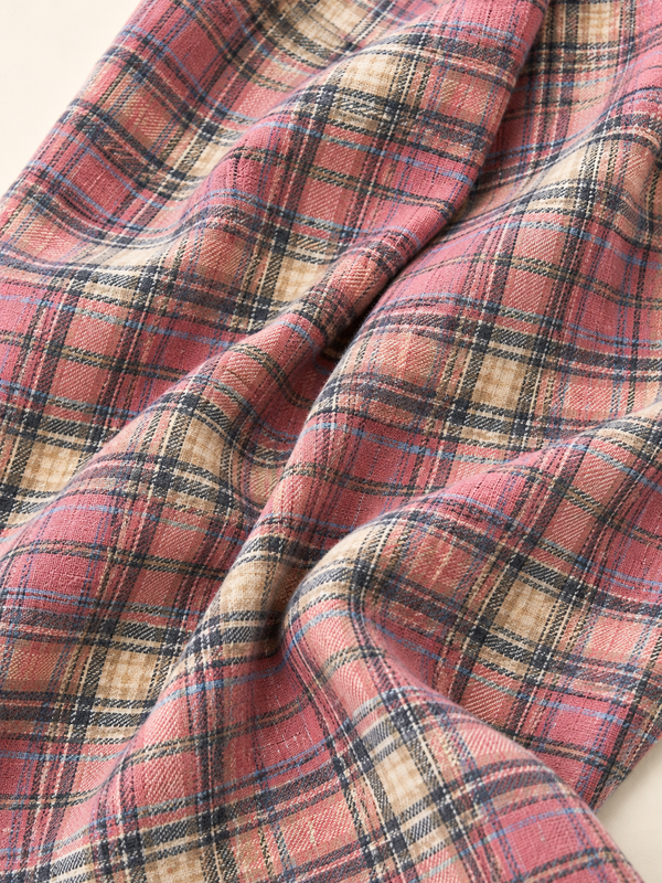 “Salted Butter” Reversible Plaid Set