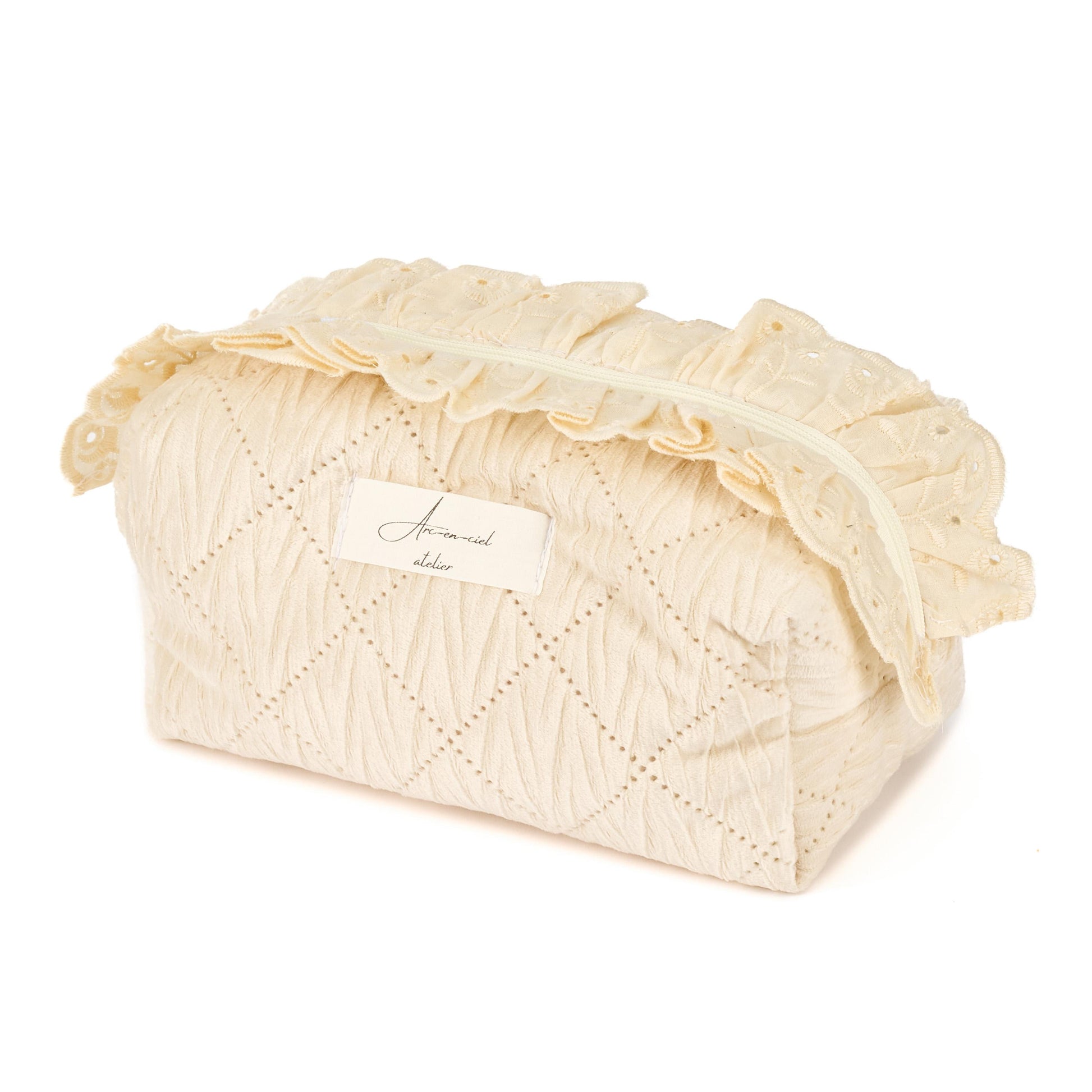 “Madeleine Ruffle” Beauty Pouch