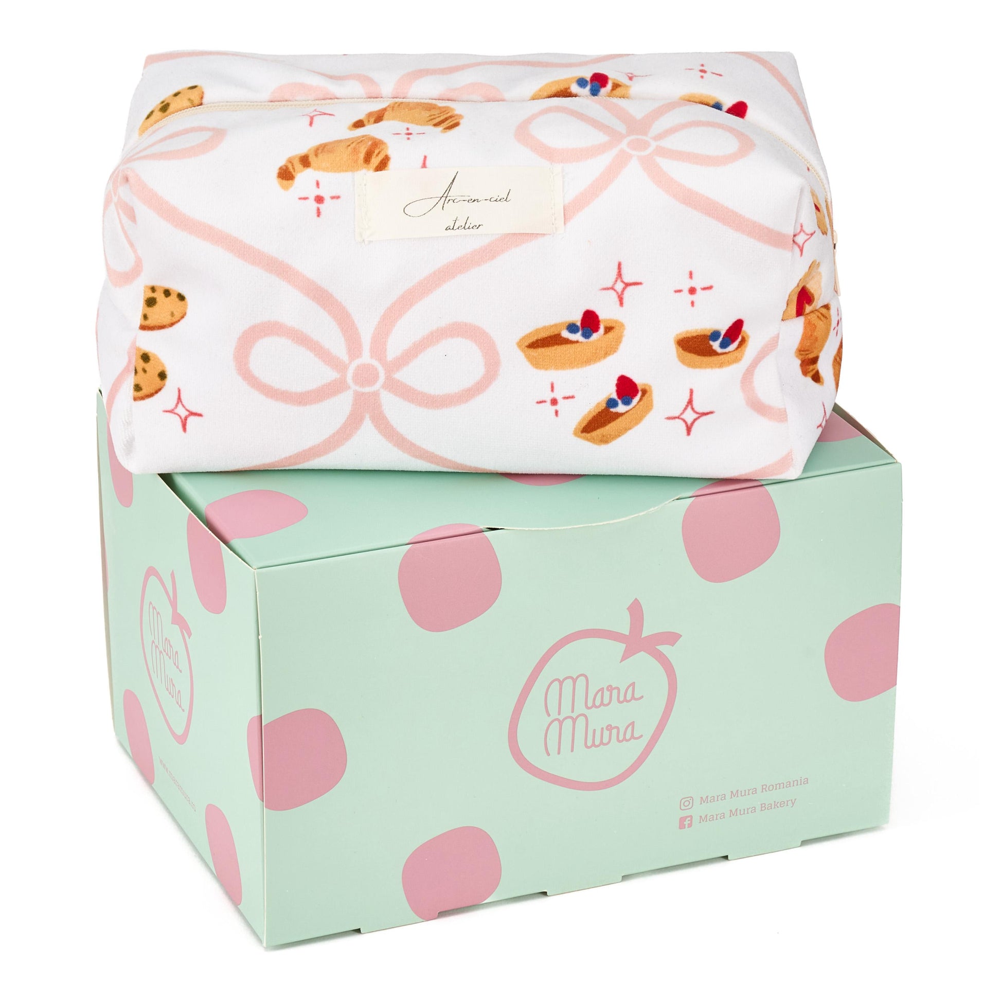 “Bakes & Bows” Arc x Mara Mura Beauty Pouch