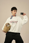 “Belle ǎme” Embroidered Sweatshirt